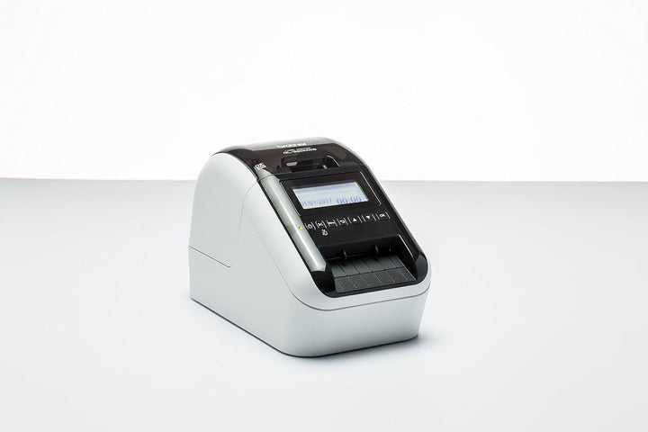 Brother QL-820NWB Netzwerk-Etikettendrucker (mit Rot-Schwarz-Druckfunktion, Schnittstellen: USB, WLA