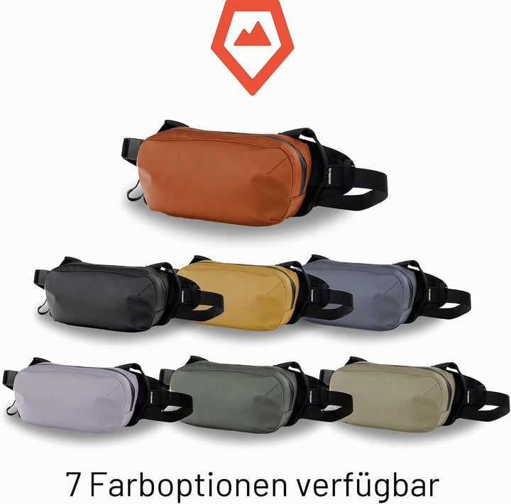WANDRD D1 Gürteltasche - Umhängetasche für Wandern, Reisen, Festivals, Sport und mehr - Wetterfest f