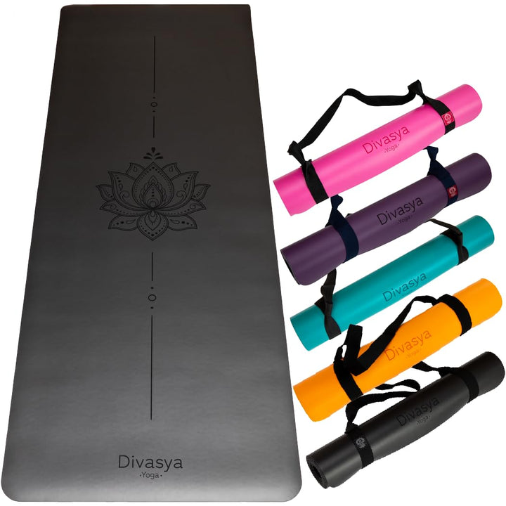 Premium Yogamatte rutschfest: Naturkautschuk rutschfest & japanische professional grip Oberfläche |