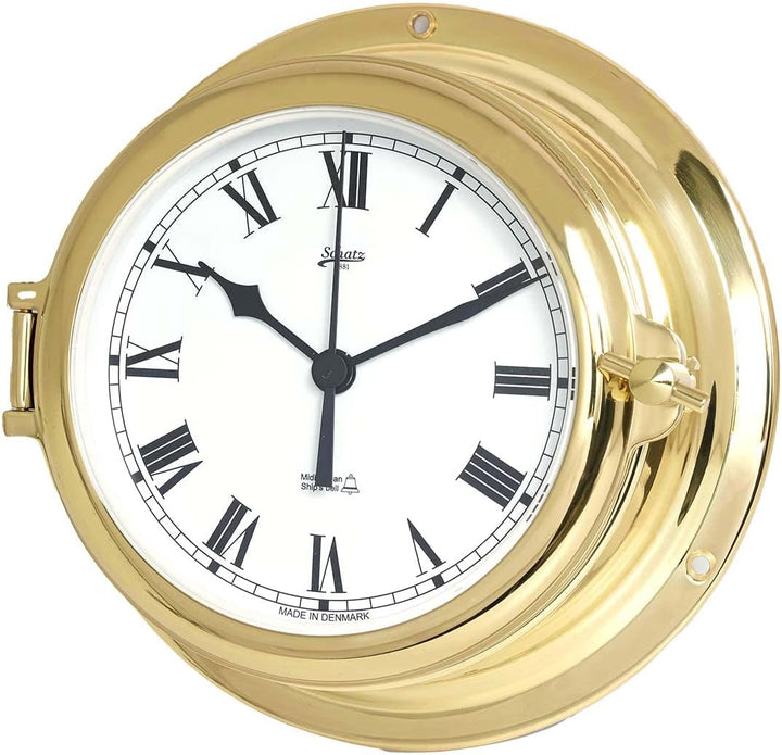 Delite 450cs Schatz Glasenuhr Midi Messing 155 mm x 68 mm