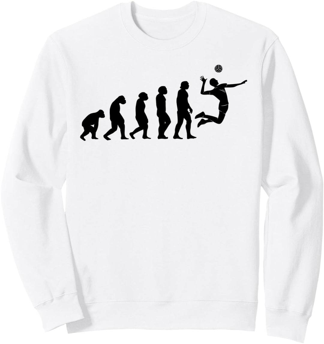 Evolution Volleyball Ball Volleyballer Volleyball Sweatshirt