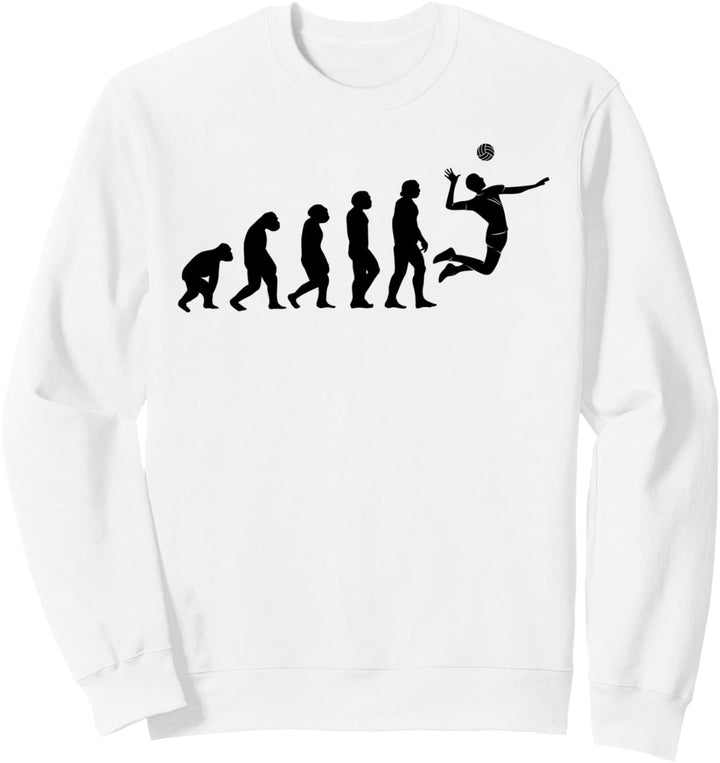 Evolution Volleyball Ball Volleyballer Volleyball Sweatshirt