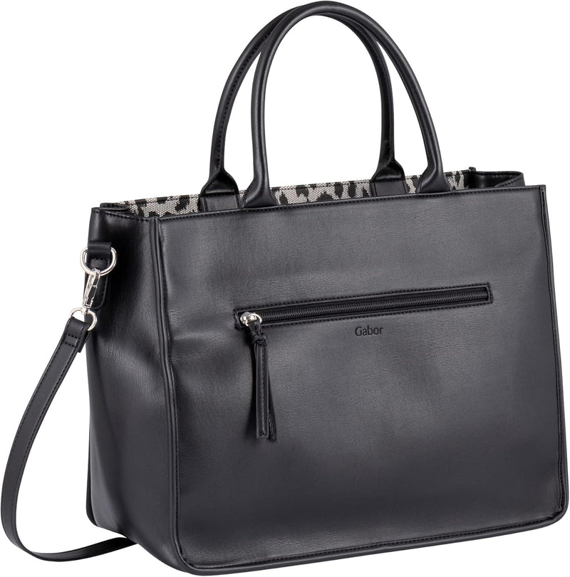 Gabor Damen Alana Shopper Leo Grey, Leo Grey