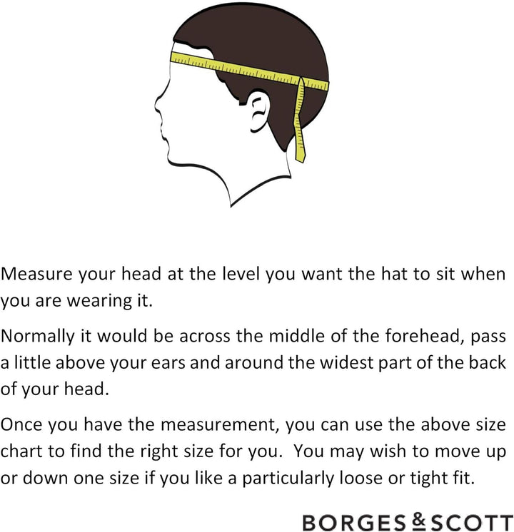 Borges & Scott Forester – Westernhut aus Wollfilz – Cowboyhut - wasserabweisend - mit Drahtkrempe 54