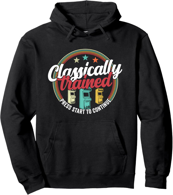 Klassisch trainiert - Retro Videospiele - Funny Gamer Pullover Hoodie