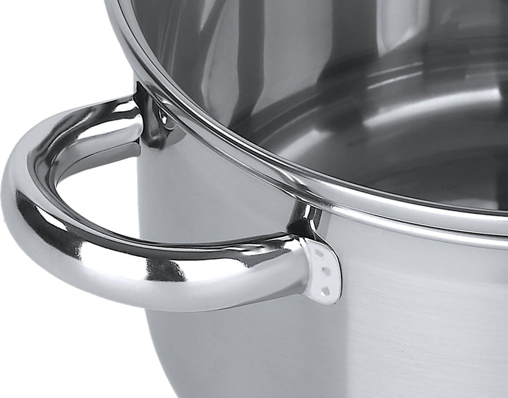 aro Kochtopf, Edelstahl, 1.5 L, mit Deckel, Induktion, Ofenfest, silber