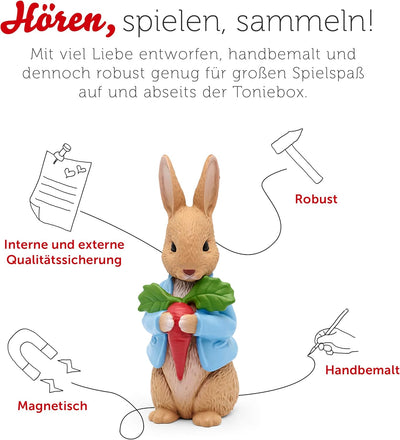 tonies Hörfigur für Toniebox, Peter Hase und Seine Freunde – EIN Geschichten-Schatz, Hörspiel für Ki