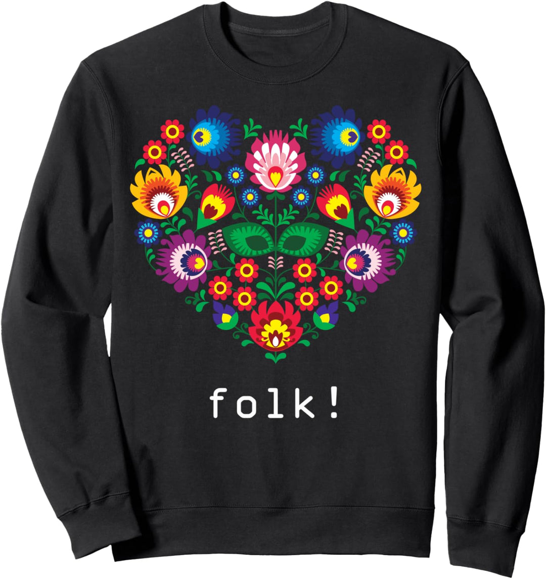 Damen-T-Shirt mit Volksherz-Motiv Sweatshirt