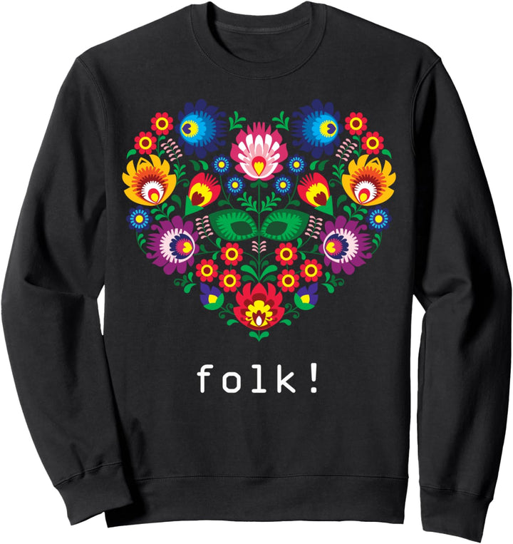 Damen-T-Shirt mit Volksherz-Motiv Sweatshirt