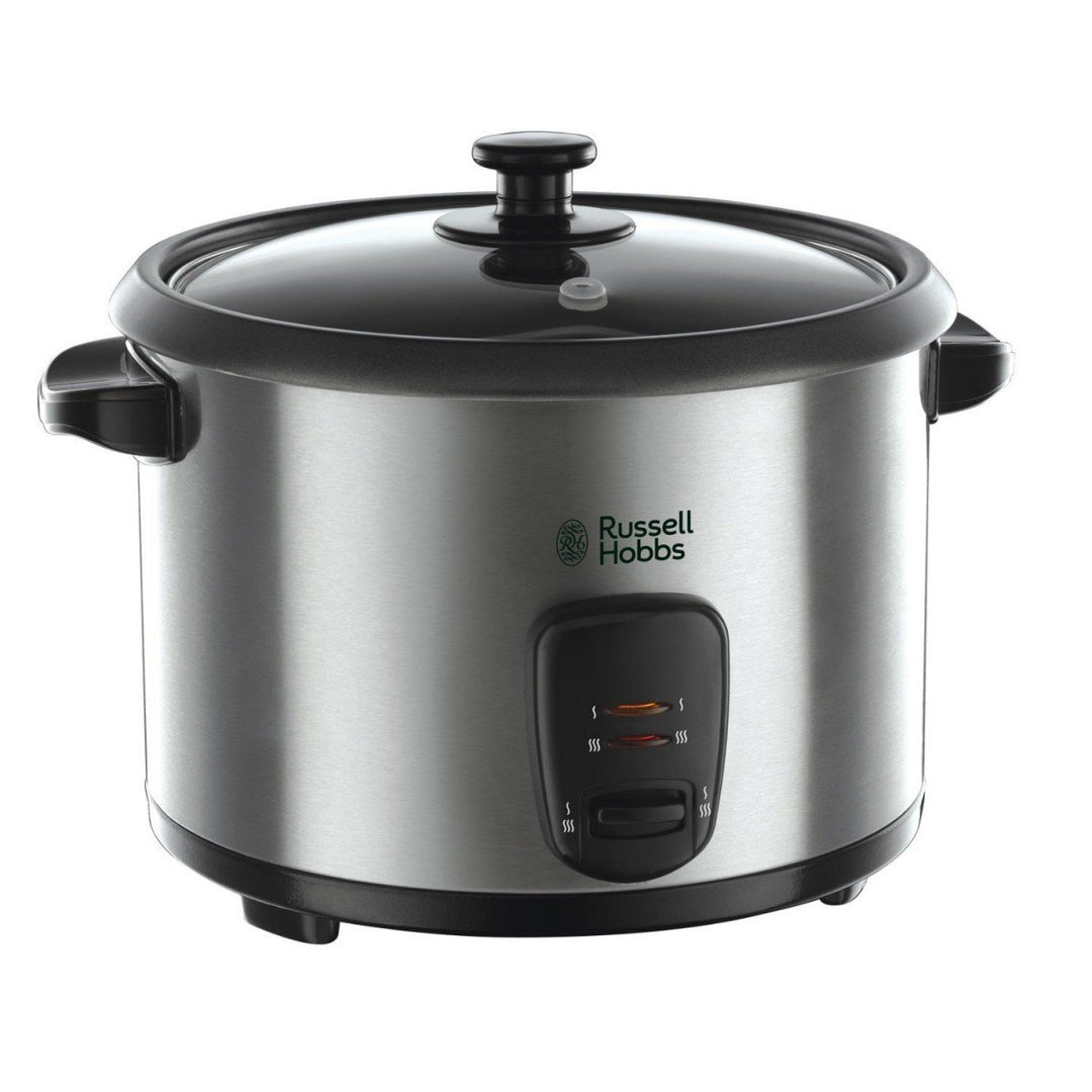 Russell Hobbs Reiskocher [1,8l] inkl. Dampfgarer -Einsatz (Warmhaltefunktion, antihaftbeschichteter