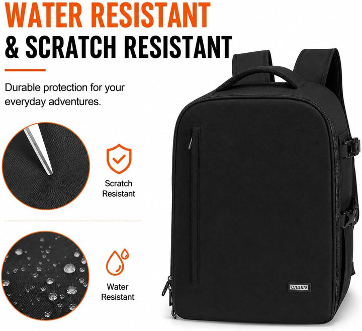 CADeN Professional Trolley Large Camera Backpack Bag for DSLR/SLR Mirrorless Camera Waterproof, Came
