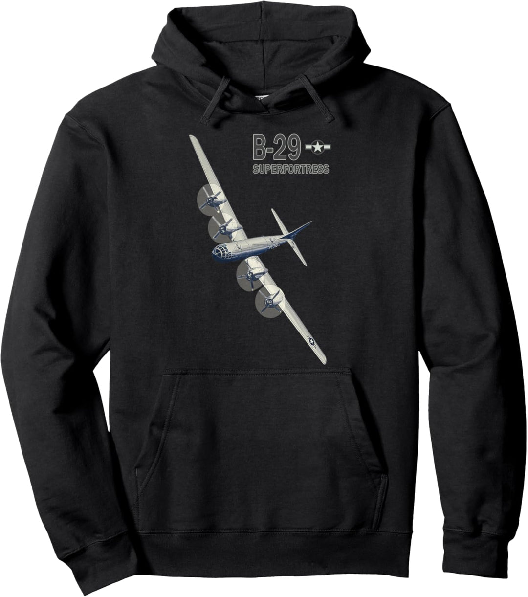 B29 Superfortress WW2 bomber airplane Pullover Hoodie