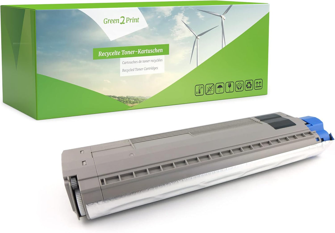Green2Print Toner schwarz 9500 Seiten ersetzt Oki 44844508 passend für Oki C831DM, C831, C841DN