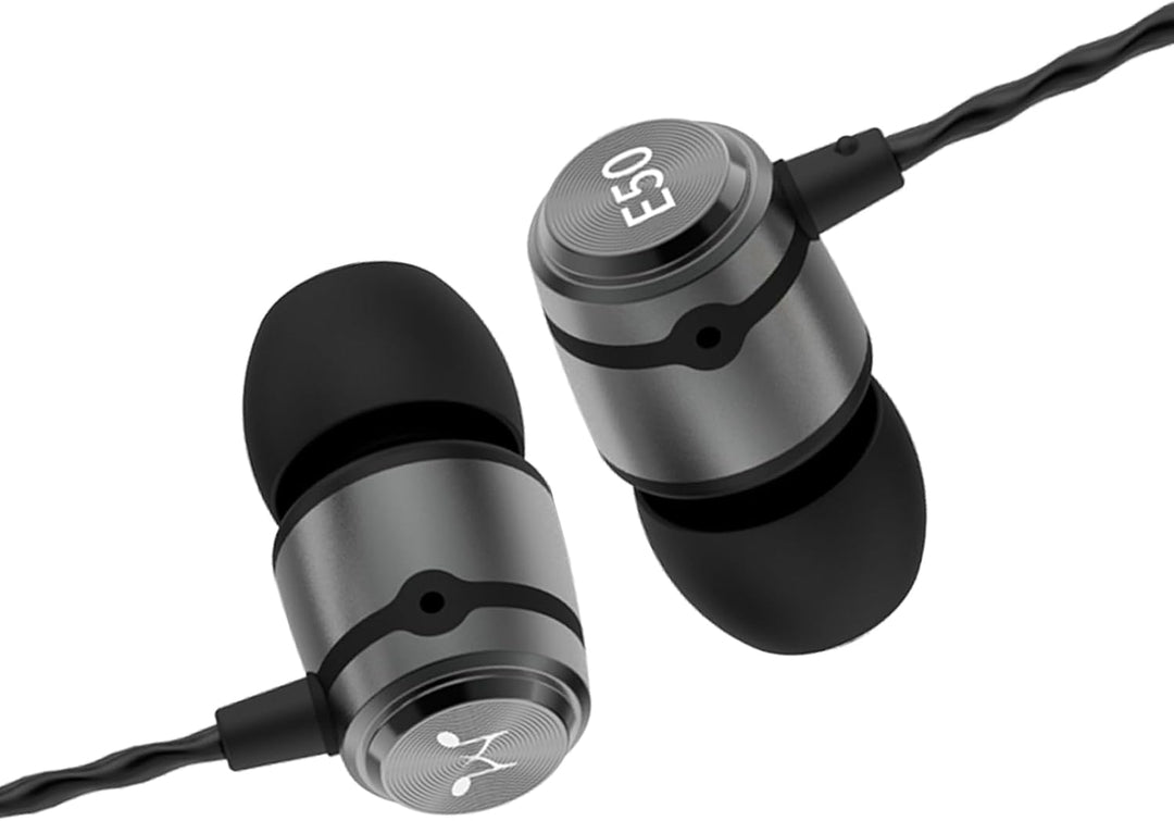 SoundMAGIC E50 Wired Earbuds Without Microphone, In-Ear HiFi Headphones, Noise Isolating Headphones,