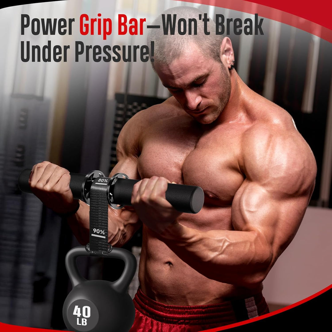 FitBeast Unterarmtrainer &amp; Griffkraft Trainer, Handgelenk Trainer mit dickerem Griff, Unterarm Train