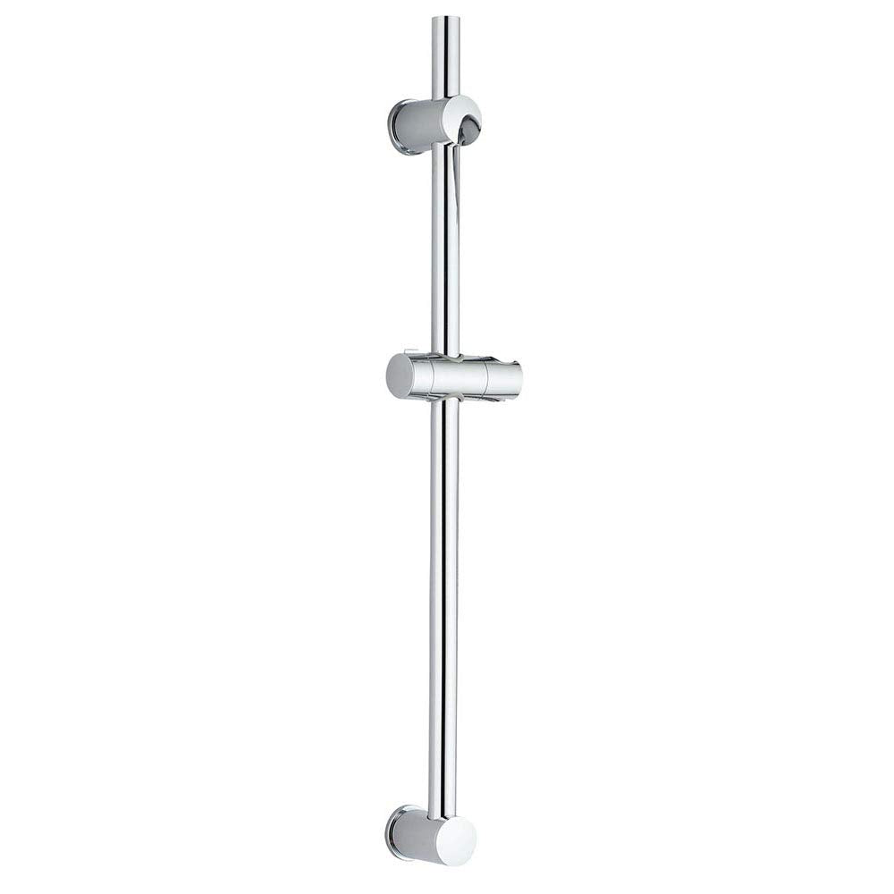 Kibath 401143 ZUB Duschschienensatz, Maneral, Rohrdurchmesser 25 mm Aus Edelstahl, Befestigungswinke
