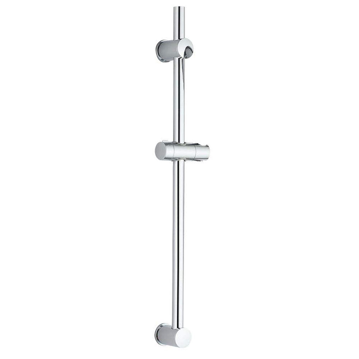 Kibath 401143 ZUB Duschschienensatz, Maneral, Rohrdurchmesser 25 mm Aus Edelstahl, Befestigungswinke