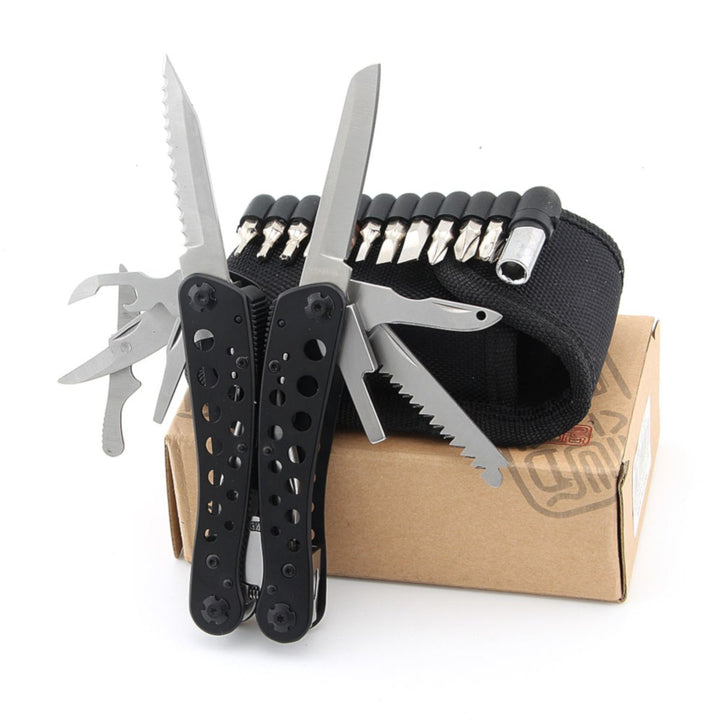 Ganzo G204 Multitool, Edelstahl, rostfrei, über 20 Funktionen, inkl. Tasche