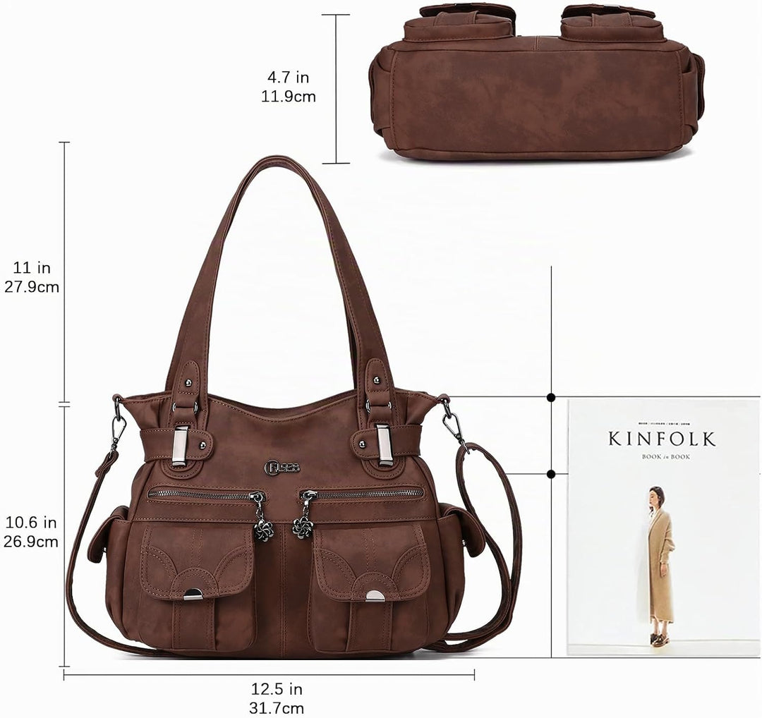 KL928 Tasche Damen Handtasche Umhängetaschen Damenhandtasche Schultertasche Lederhandtasche elegante