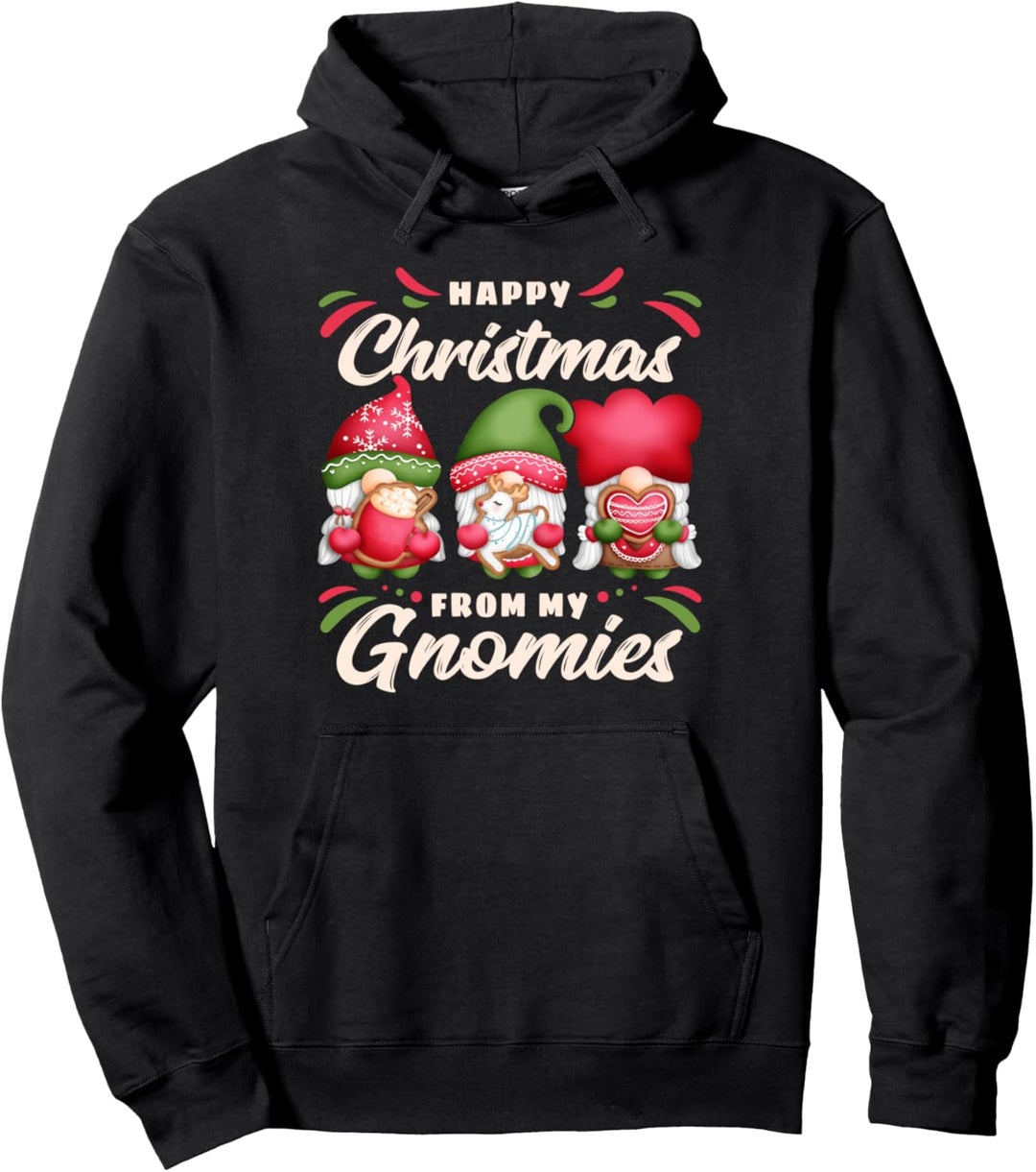Weihnachts-Wichtel mit Plätzchen, Happy Christmas, Gnome Pullover Hoodie