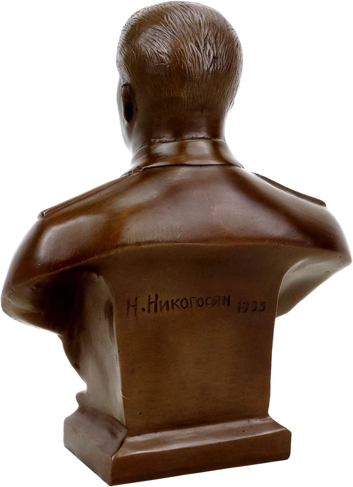 Kunst & Ambiente - Josef Stalin Büste (1953) - UDSSR - signiert - Militaria - Bronze Büste - Militär