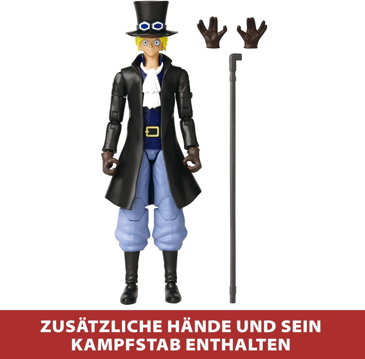 BANDAI - Anime Heroes - One Piece - Anime Heroes Figur 17 cm - Sabo - Offizielle One Piece Lizenz -