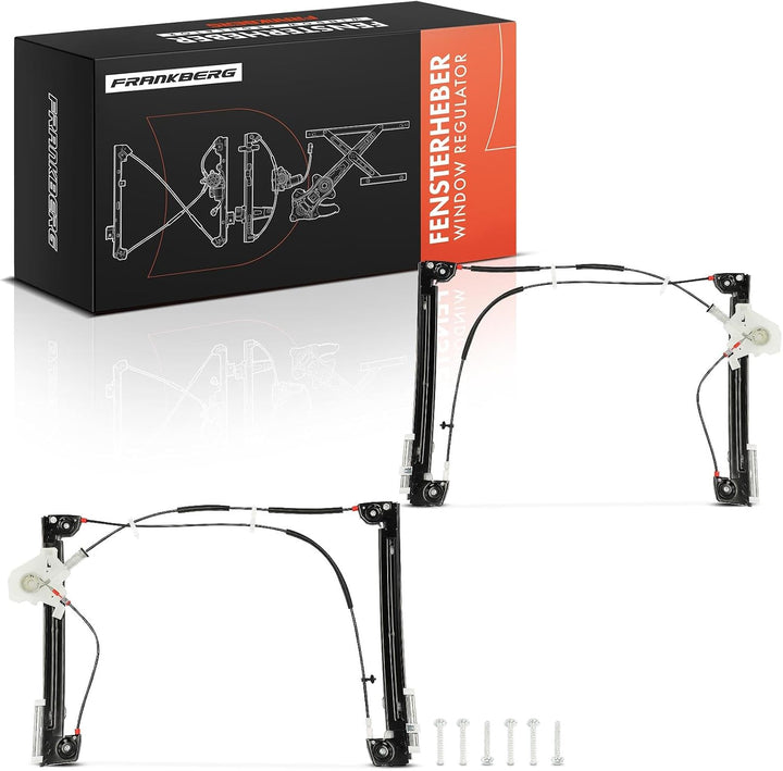 Frankberg 2x Fensterheber Vorne Links Rechts Kompatibel mit M-i-n-i R50 R52 R53 Coo-per One Works Sc