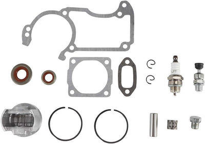 Fdit 44mm Zinklegierung Zylinder Kit, Zylinderöldichtung Zündkerzendichtungssatz Passend für Stihl 0