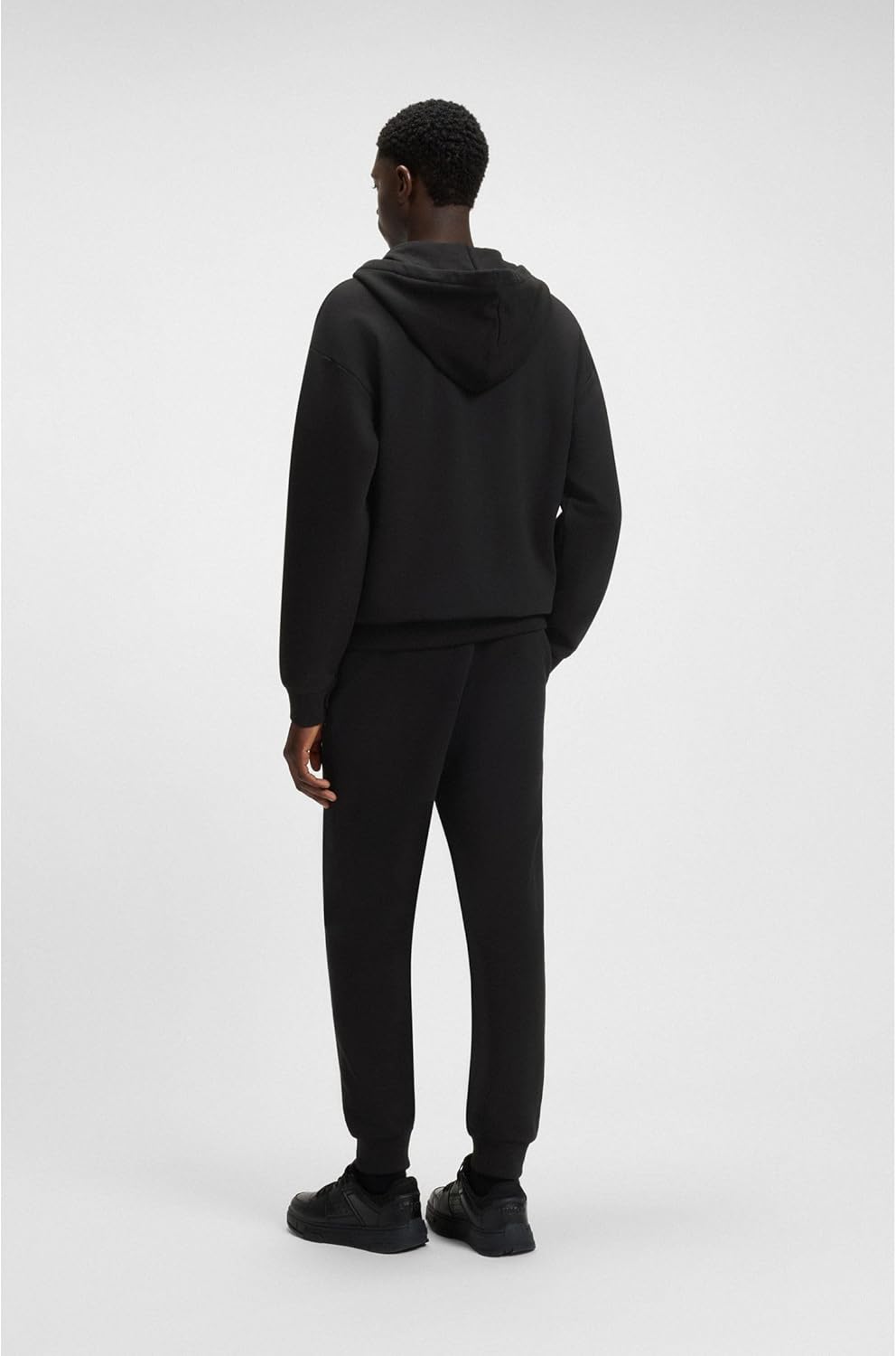 HUGO Herren Dayote232 Jogginghose aus Baumwoll-Terry mit Logo-Print S Black1, S Black1