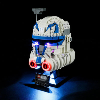 BRIKSMAX 75349 Led Licht für Lego Captain Rex Helm - Compatible with Lego Star Wars Bausteinen Model