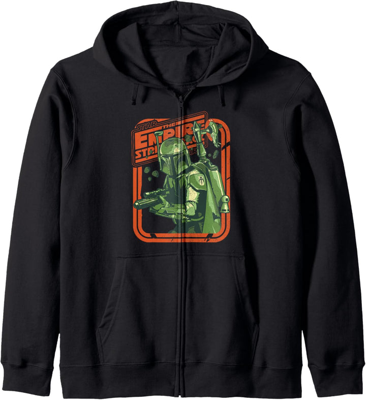 Star Wars The Empire Strikes Back Boba Fett Modern Portrait Kapuzenjacke