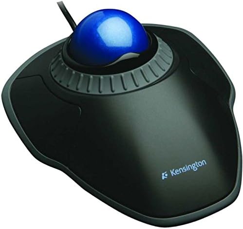 Orbit Trackball with Scroll Ring, Two Buttons, Black Kabelgebundenes USB, Kabelgebundenes USB