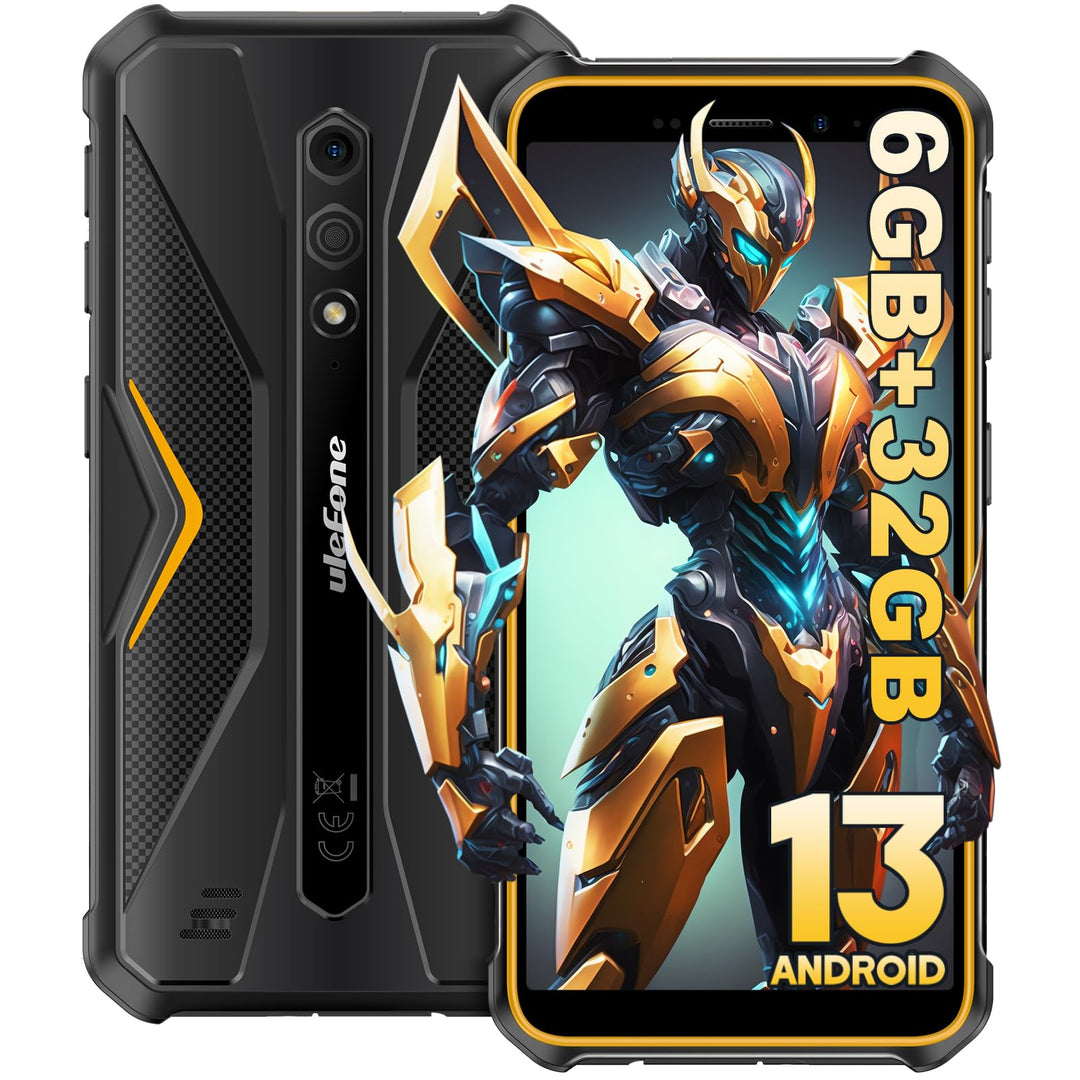 Ulefone Armor X12 Outdoor Smartphone Android 13 Go 6GB + 32GB/256GB SD 4860mAh 5,45'' HD+ 13MP+8MP I