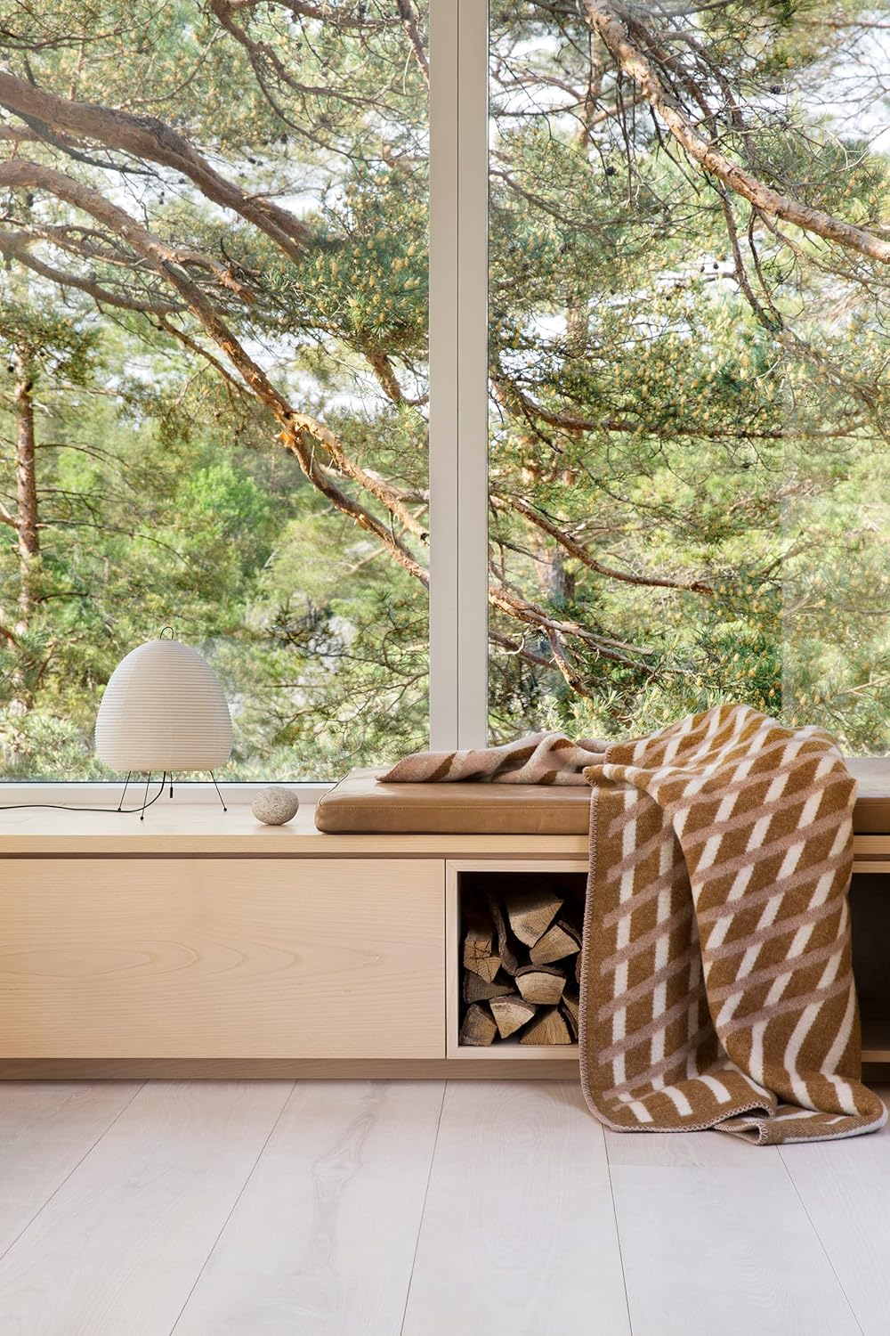 RØROS TWEED - Bislett - Wolldecke aus norwegischer Lammwolle - Design von Hallgeir Homstvedt - Decke