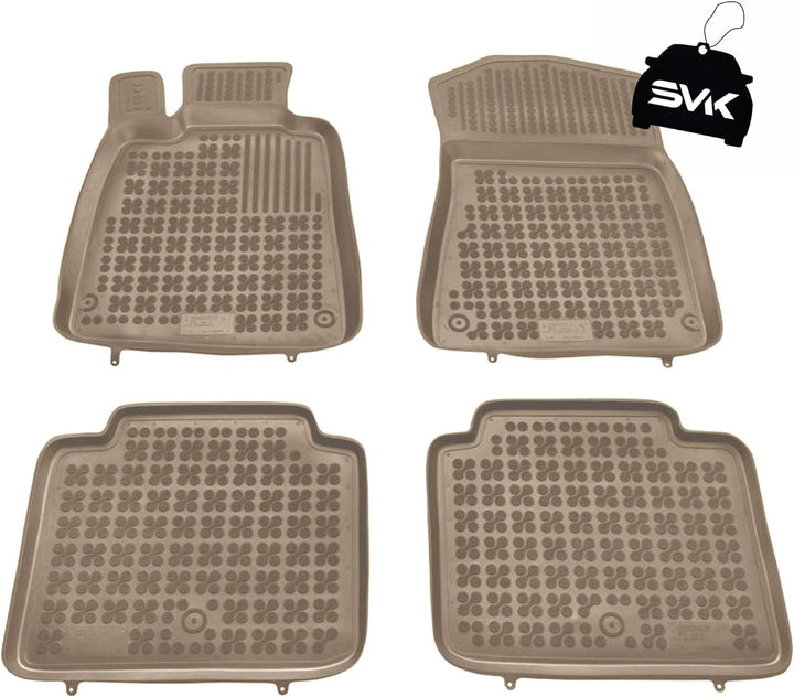 SMK Beige Auto fussmatten gummimatten passt für Lexus GS III 2005-2012 fussmatten Auto für alle Jahr