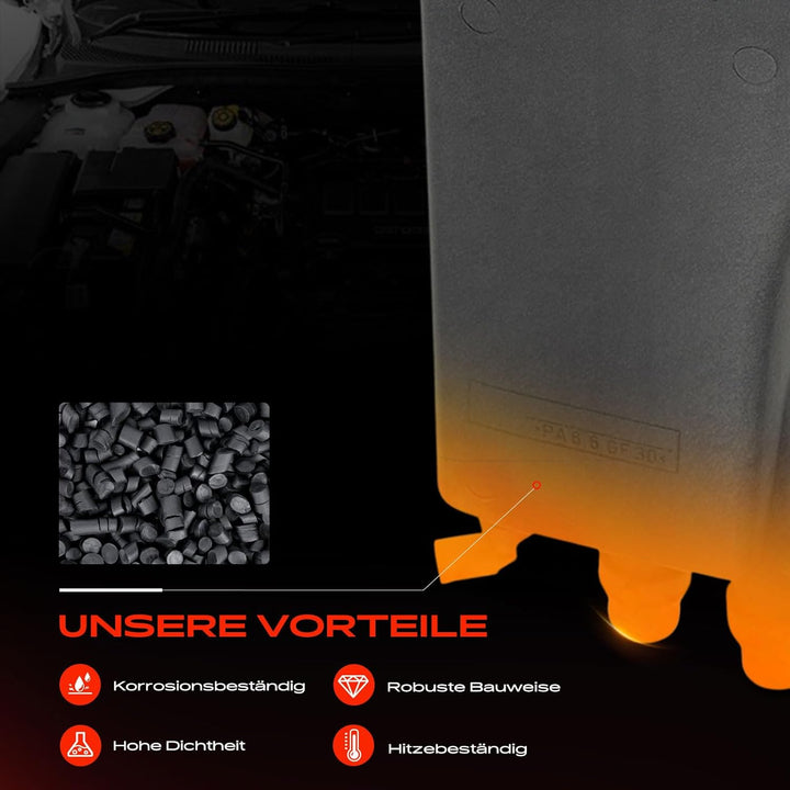 Frankberg Ausgleichsbehälter Kühlmittelbehälter Mit Deckel und Sensor Kompatibel mit 5er E39 520 525