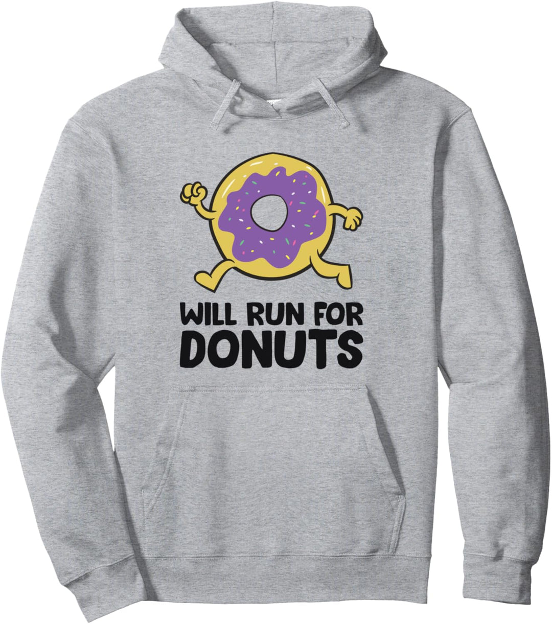 Run für Donuts Lustige Donuts Running Pullover Hoodie