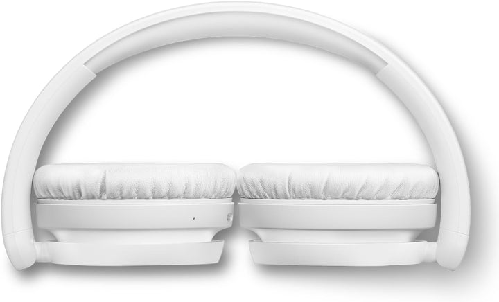 Philips TAH5219WT Leichter ohraufliegender kabelloser Bluetooth-Kopfhörer mit passiver Geräuschisoli
