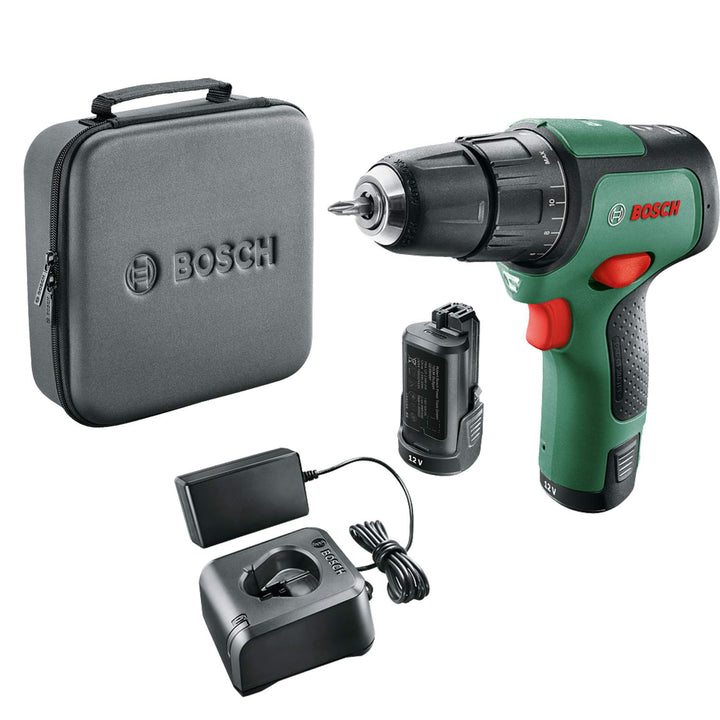 Bosch Home and Garden Bosch Akku Akkubohrschrauber EasyImpact 12 (2 Akkus, 12 Volt System, im Softba