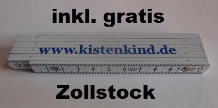 6x Fleischkiste E2 60x40x20 Metzgerkiste Eurofleischkiste rot inkl. Zollstock 6er Set