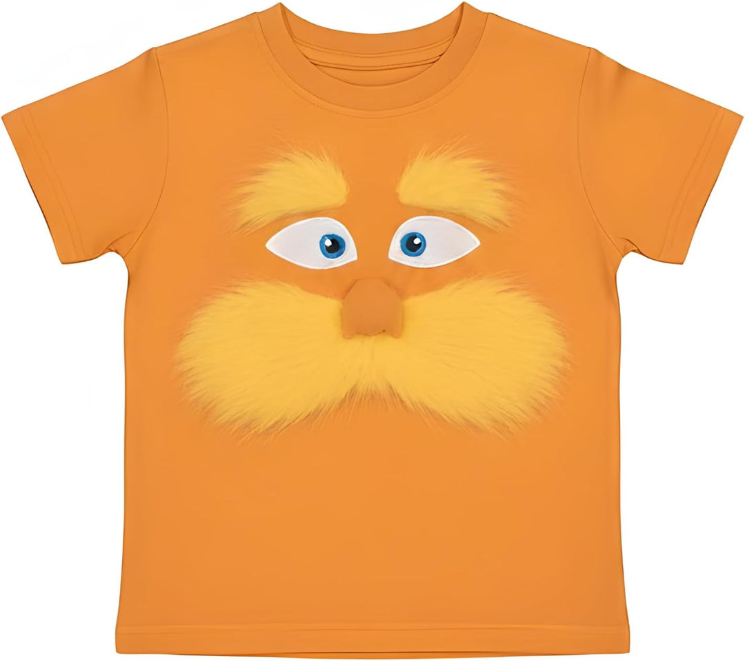 ComfyCamper Orange Schnurrbart Shirt für Kinder, Mädchen, Jungen, Erwachsene, Männer und Frauen Wome