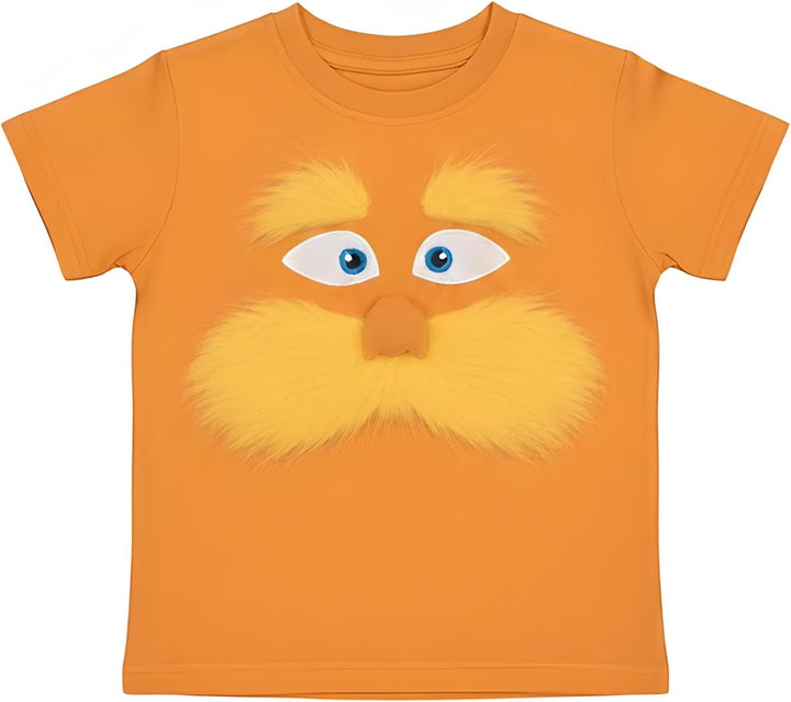 ComfyCamper Orange Schnurrbart Shirt für Kinder, Mädchen, Jungen, Erwachsene, Männer und Frauen Wome