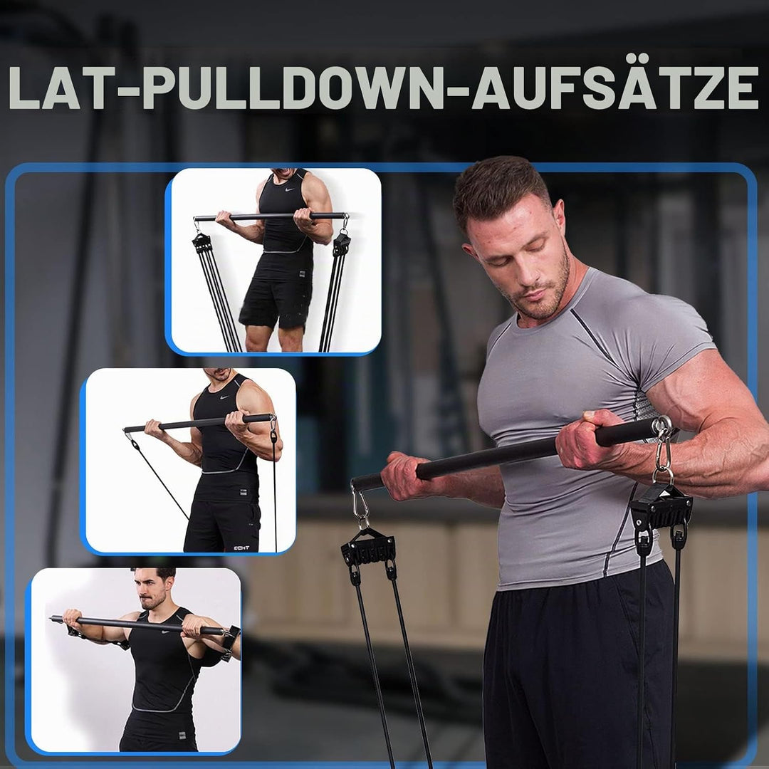KORIKAHM Kabelaufsätze für Latzugstange, Nicht abnehmbar, für Fitnessstudio, LAT-Pulldown-Aufsätze,