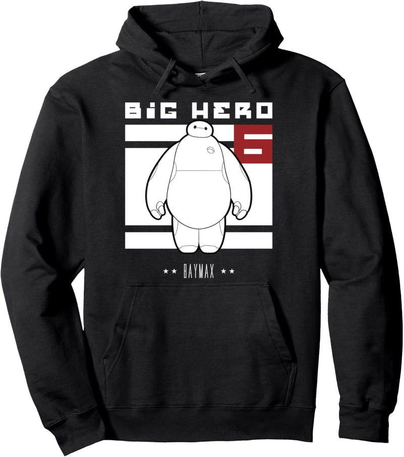 Disney Big Hero 6 Baymax Flag Portrait Pullover Hoodie