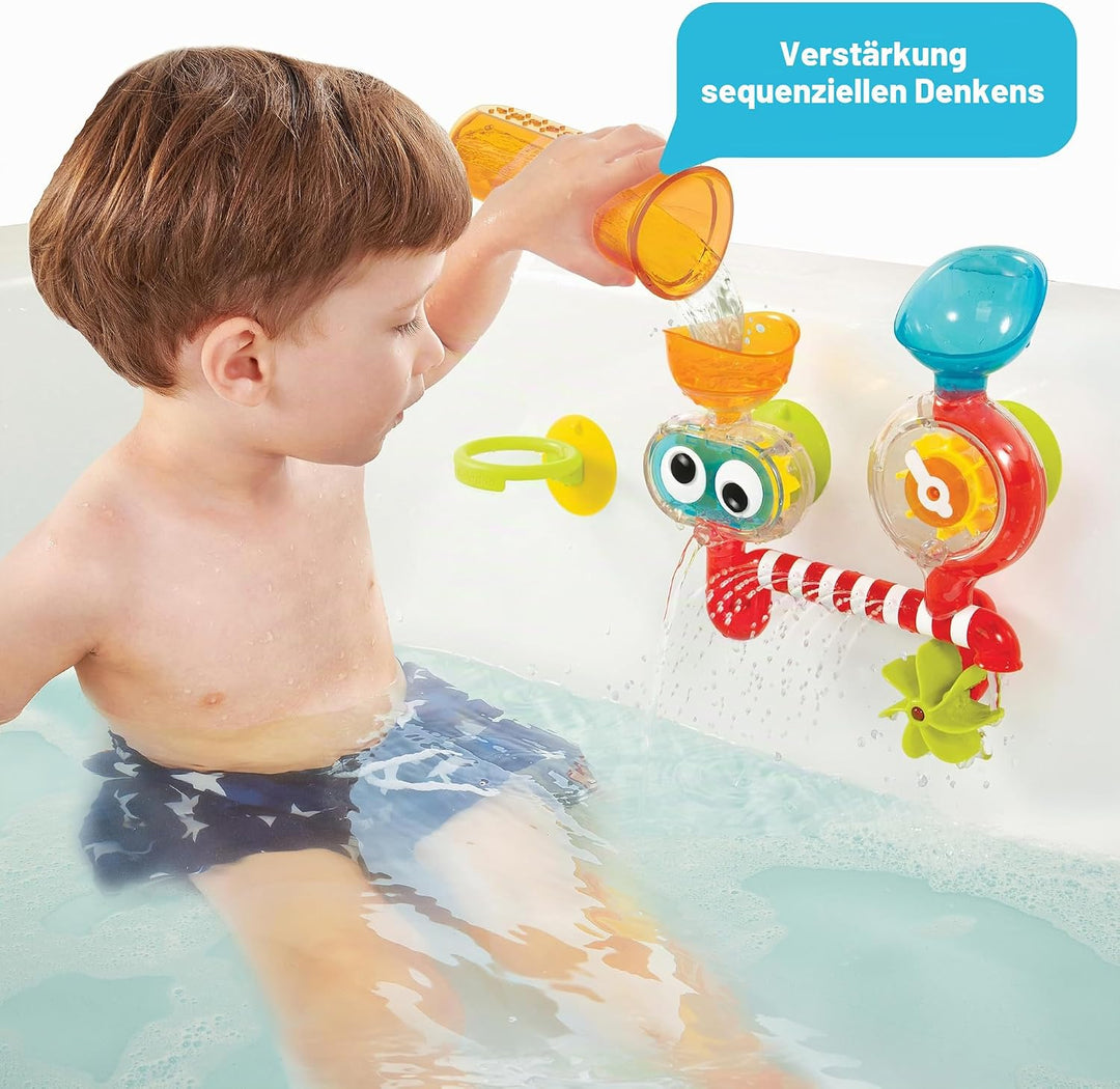 Yookidoo Baby Badespielzeug Wasserspielzeug für Badewanne (1–3 Jahre) – Transparentes Wasserlabor mi
