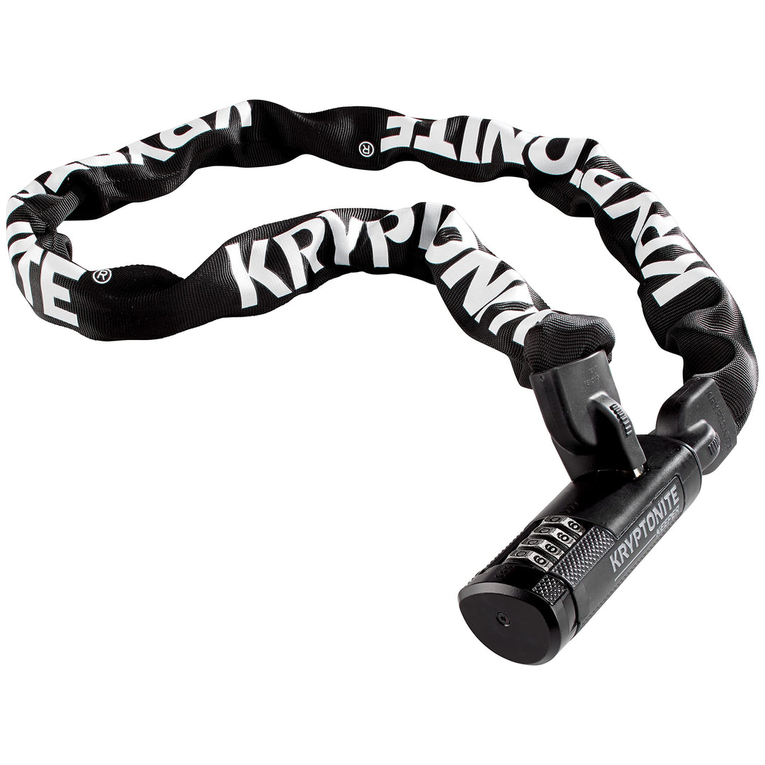 Kryptonite 3298 Uni Keeper 712 Combo I.C. (120cm) Fahrradschloss, Black, 120 cm