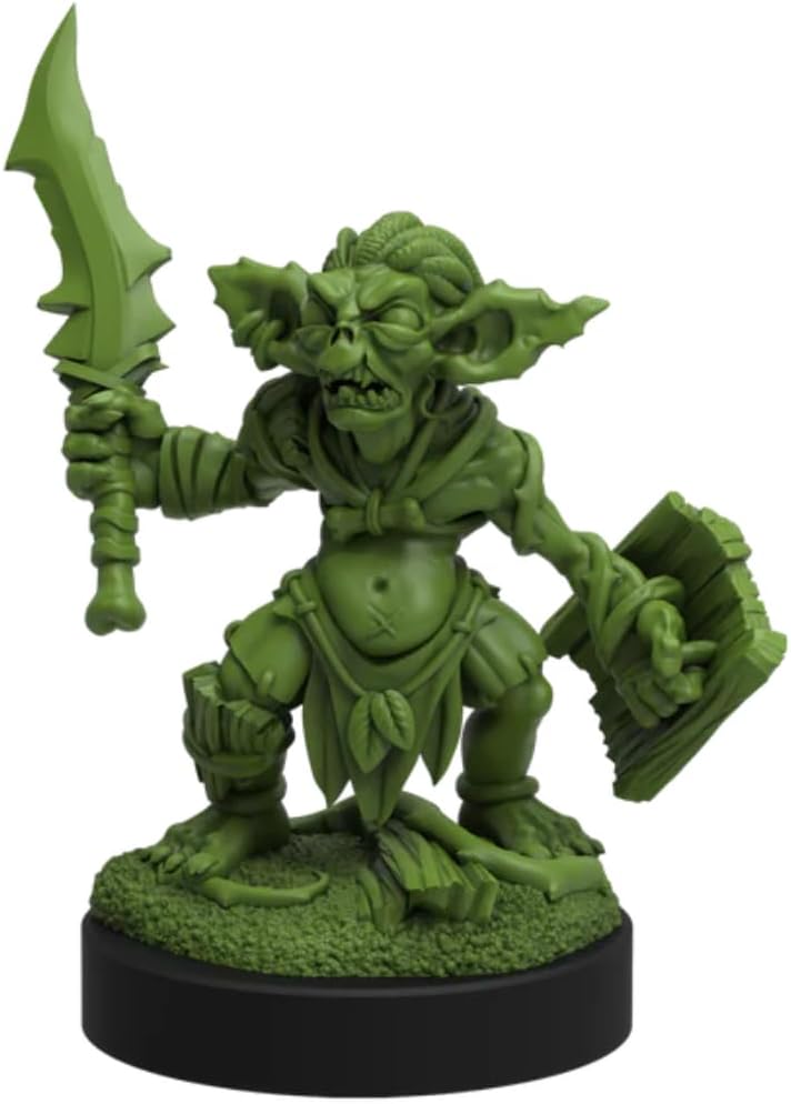 Epic Encounters: Village of The Goblin Chief - RPG Fantasy, Tabletop Game with 20 Goblin Miniatures,