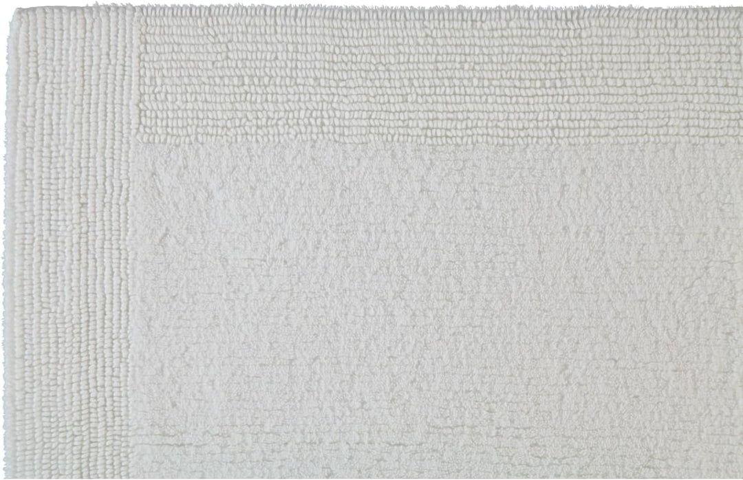 RHOMTUFT 4515316078 Badteppich mit Aussparung Prestige 60 x 60 cm, Aqua 45 x 60 cm Badteppich 01 Wei