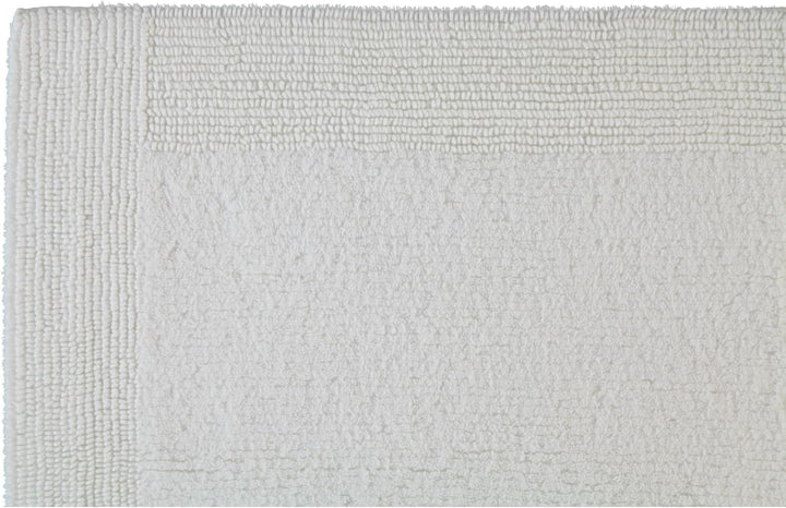 RHOMTUFT 4515316078 Badteppich mit Aussparung Prestige 60 x 60 cm, Aqua 45 x 60 cm Badteppich 01 Wei