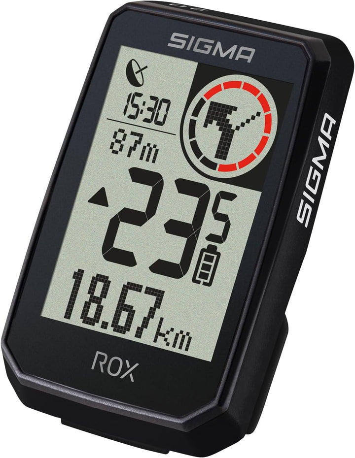 SIGMA ROX 2.0 Endurance Black | 26h Akkulaufzeit | kabelloser Fahrradcomputer | GPS und Navigation i